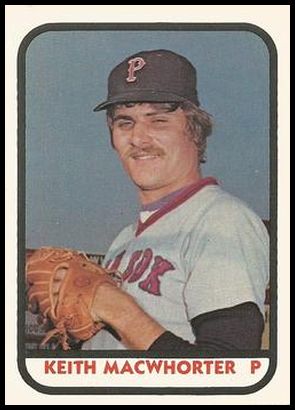 1981 TCMA Pawtucket Red Sox 04 Keith MacWhorter